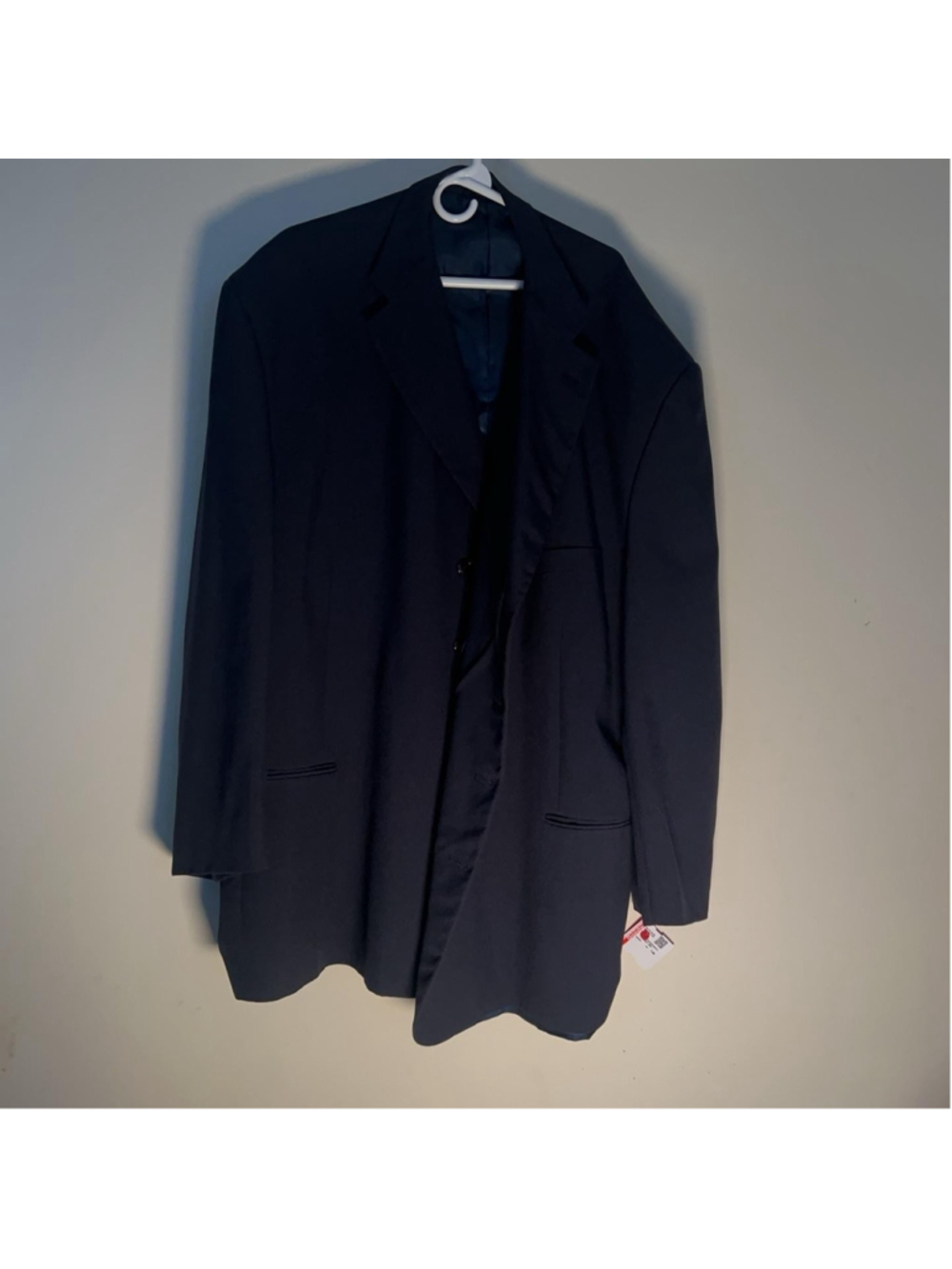 Pacelli Suit Jacket Mens 40 Blue Single Breasted Notch Lapel Formal Blazer